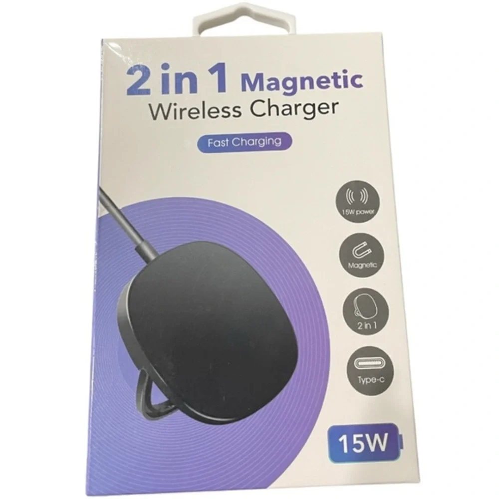 2 in 1 Magnetic Wireless Charger